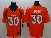 Nike Broncos 30 Phillip Lindsay Orange Vapor Untouchable Limited Jersey,baseball caps,new era cap wholesale,wholesale hats